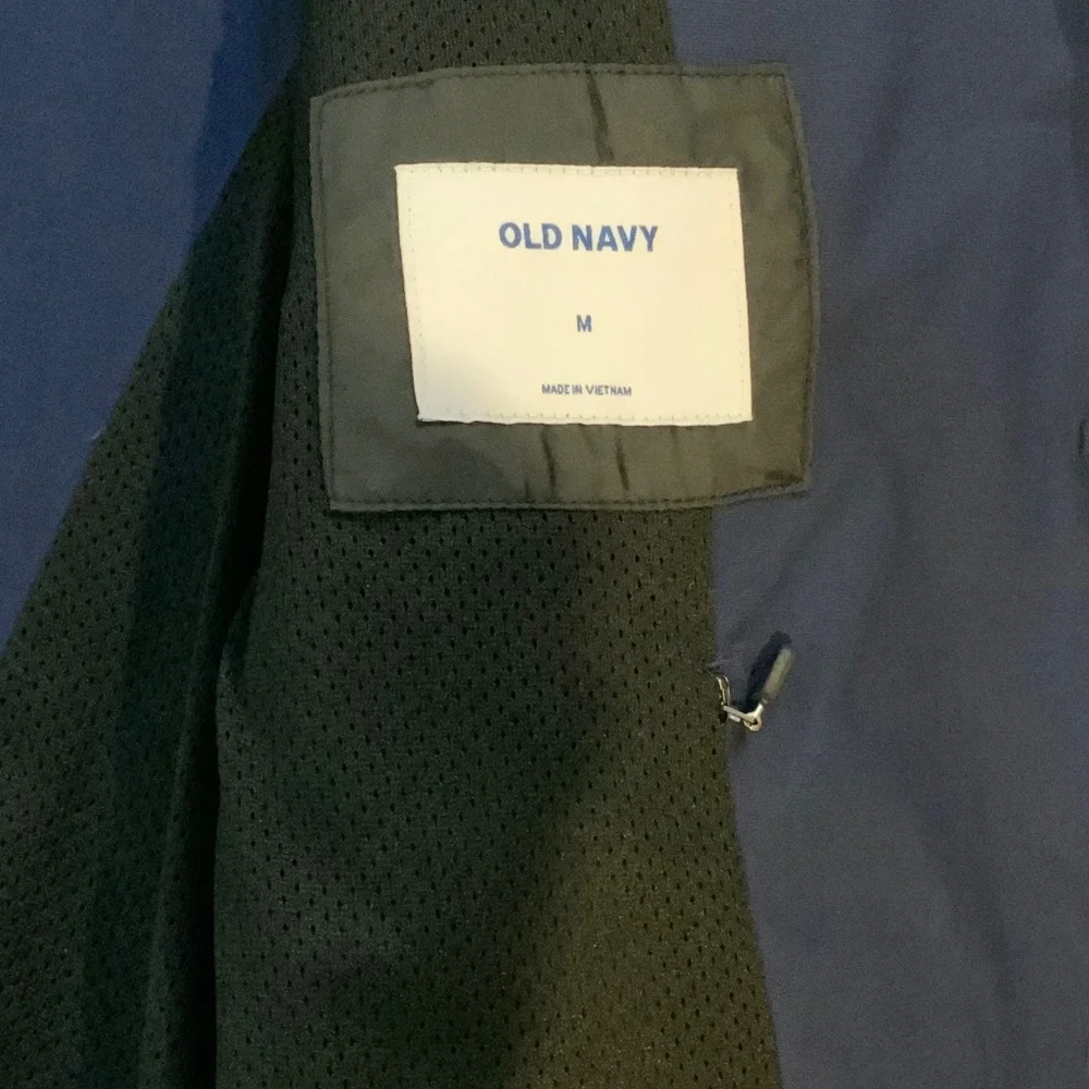Old Navy Blue M Sport Coat Blazer Lightweight Preppy Business Casual Officecore